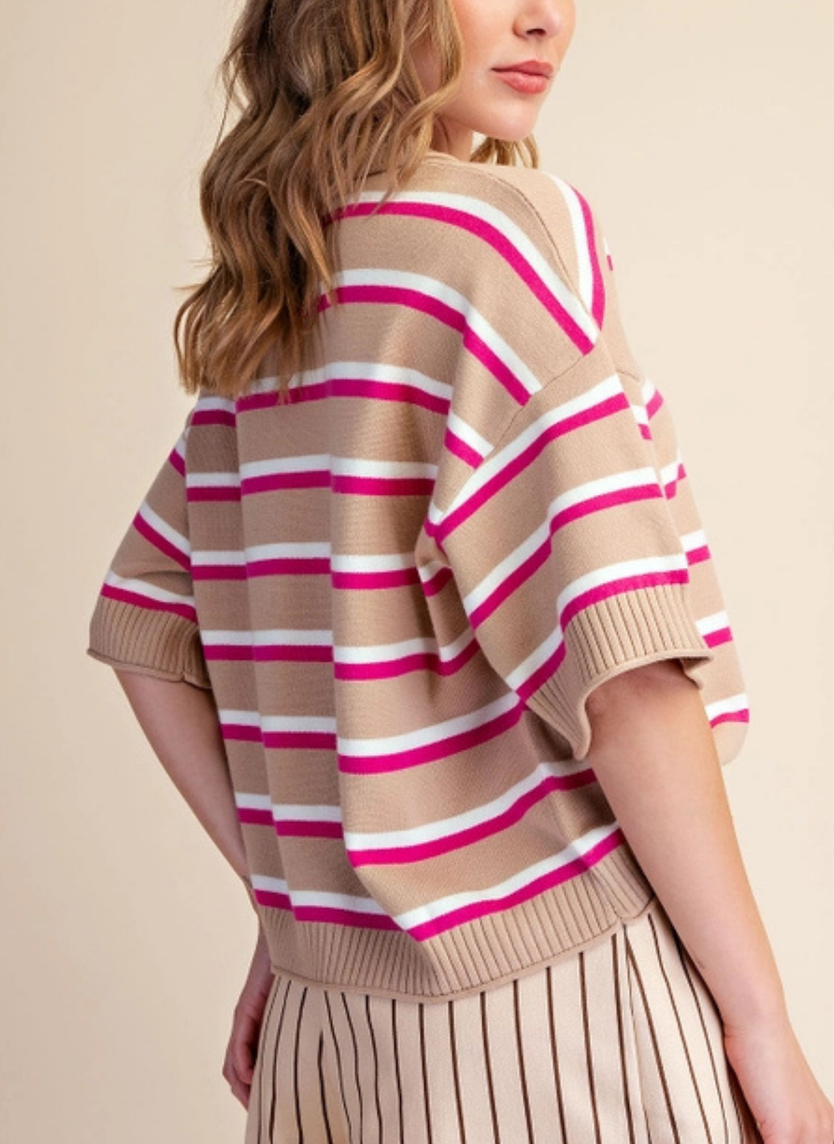Allie Stripe Sweater Top