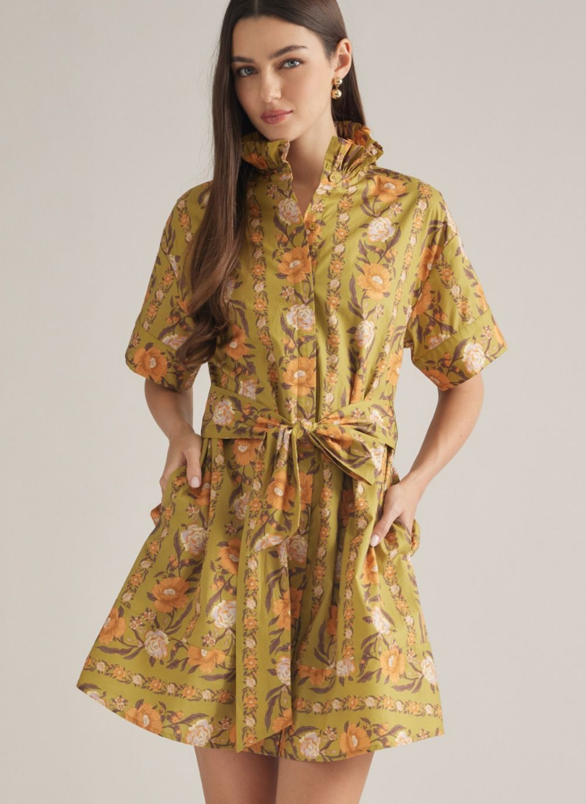 Golden Magnolia Dress