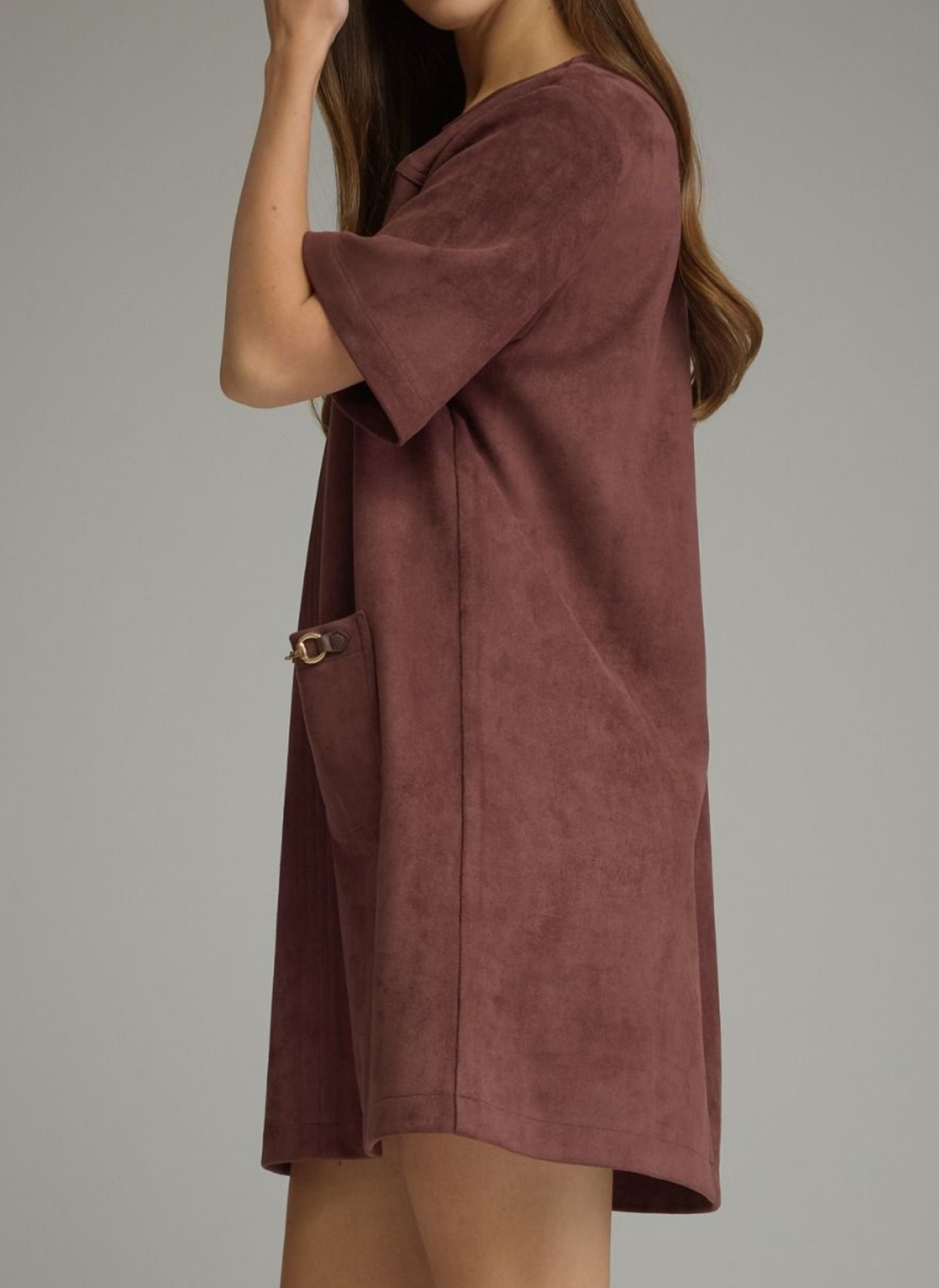 Autumn Belle Suede Dress