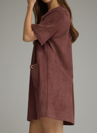 Autumn Belle Suede Dress