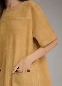 Autumn Belle Suede Dress