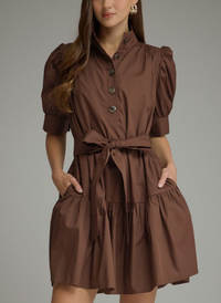 Hazel Lane Button Detail Dress