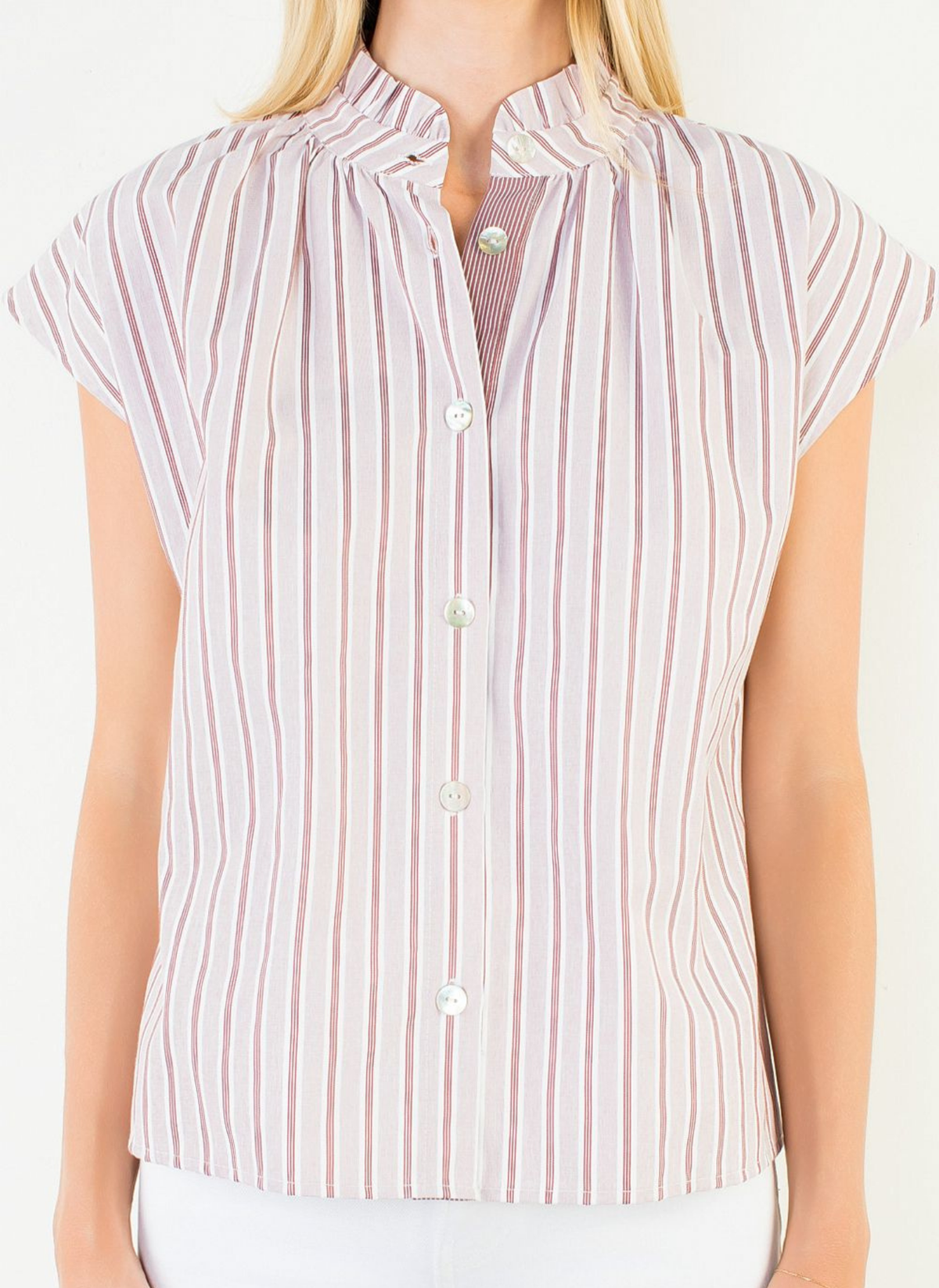Sleeveless Stripe Top
