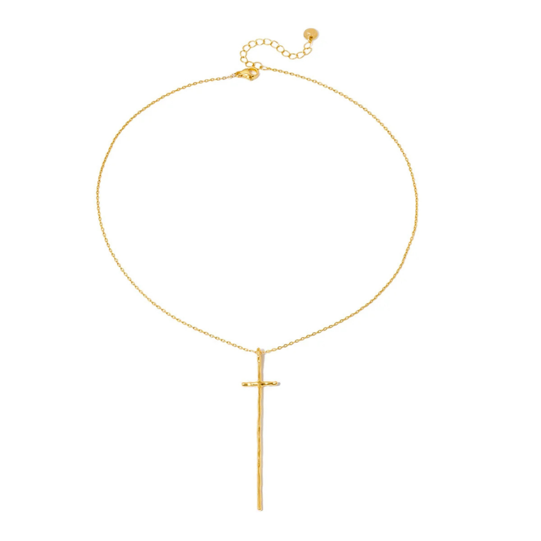 Modern Cross Necklace