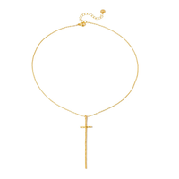 Modern Cross Necklace