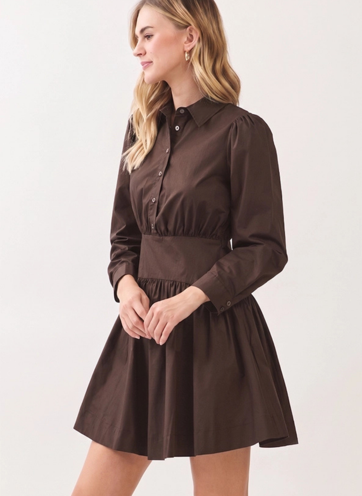 Austin Button Down Mini Dress