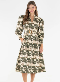 Valentina Dress - Umbrella Pine