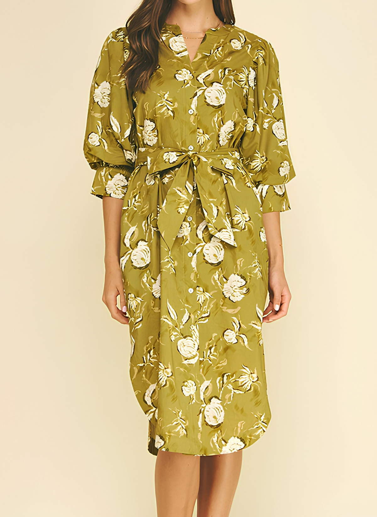 Amanda Floral Midi Dress