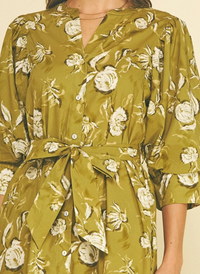 Amanda Floral Midi Dress