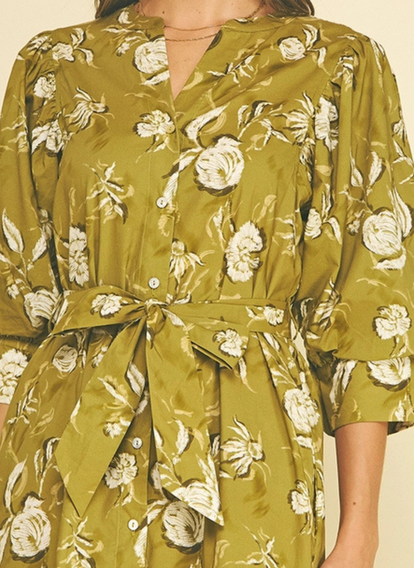 Amanda Floral Midi Dress