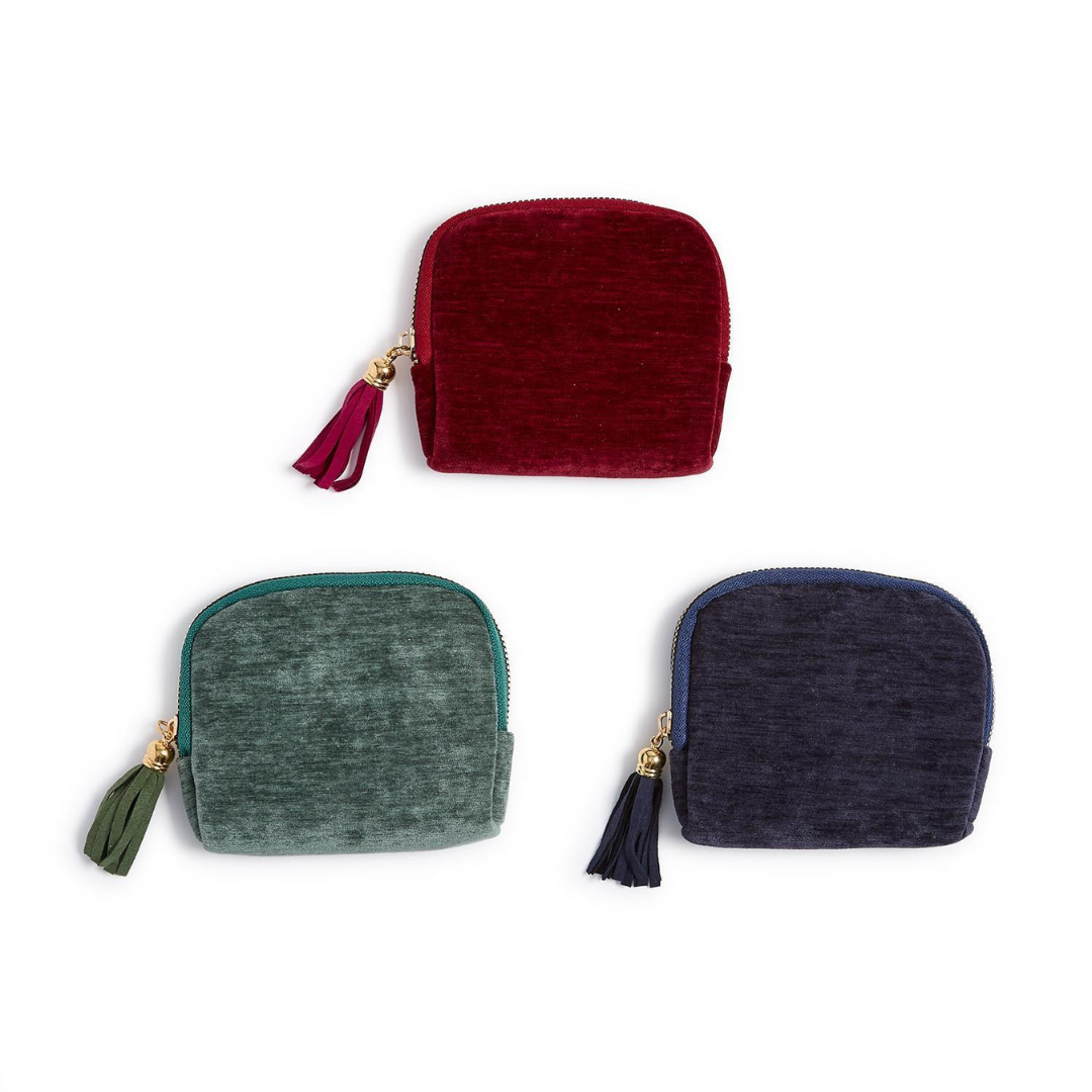 Velvet Pouch w/ Organizers