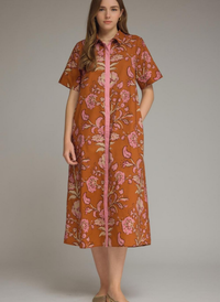Campbell Floral Midi Dress