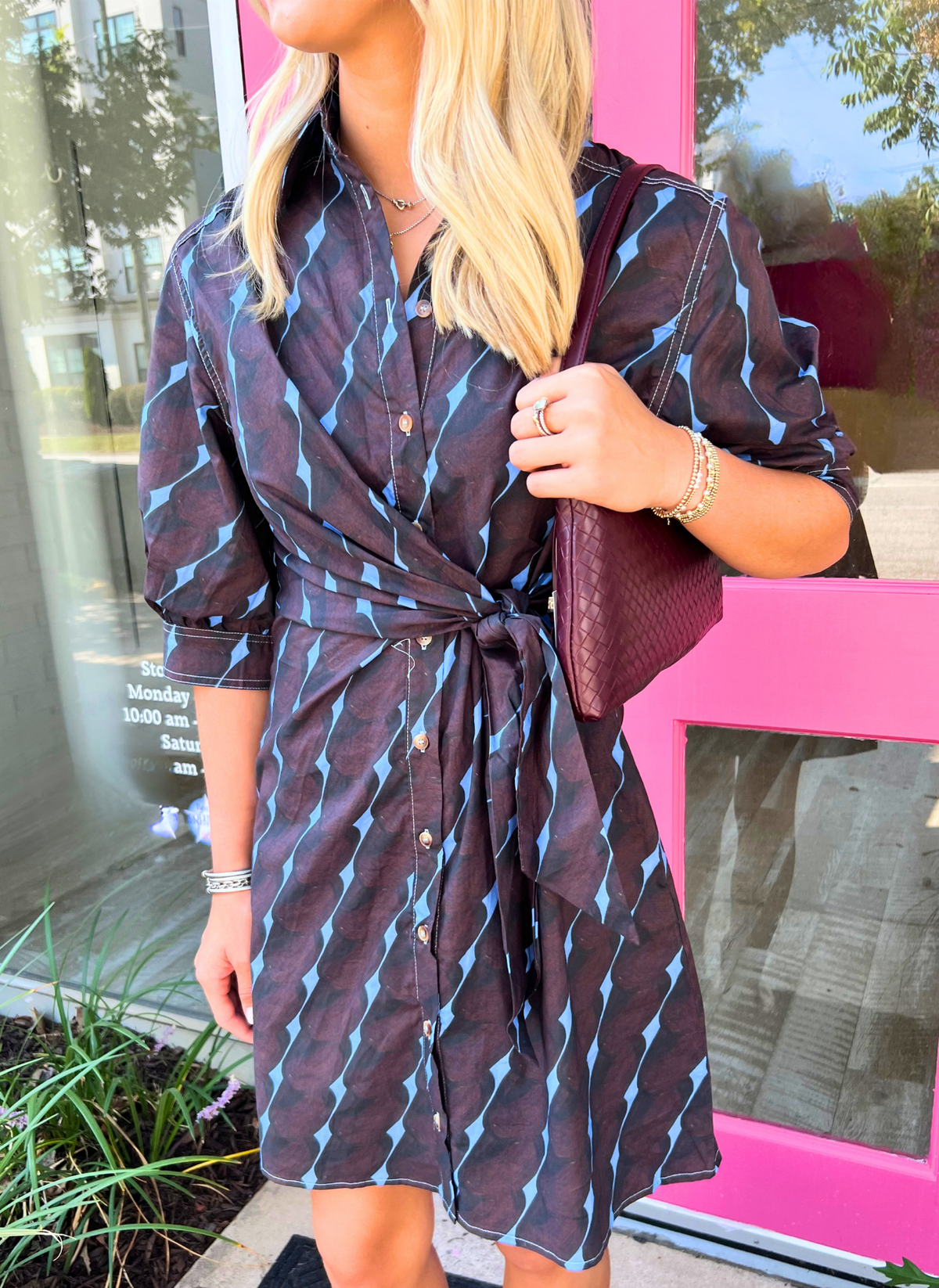 Windy City Tie Dress