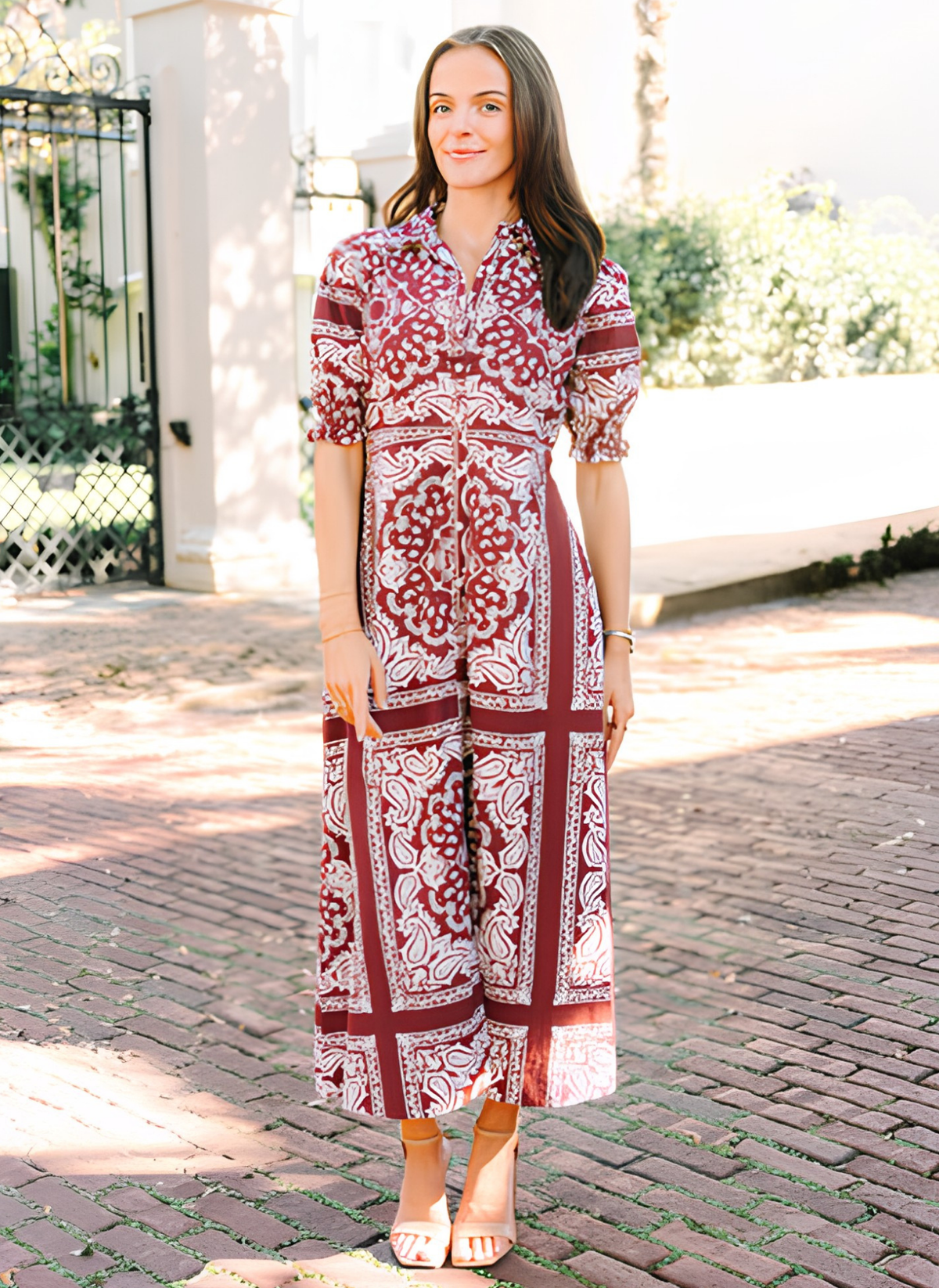 Paloma Dress - Redwood