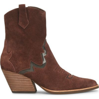 Dallas Bootie - Burgundy Suede