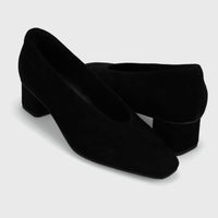 Solara Pump - Black Suede