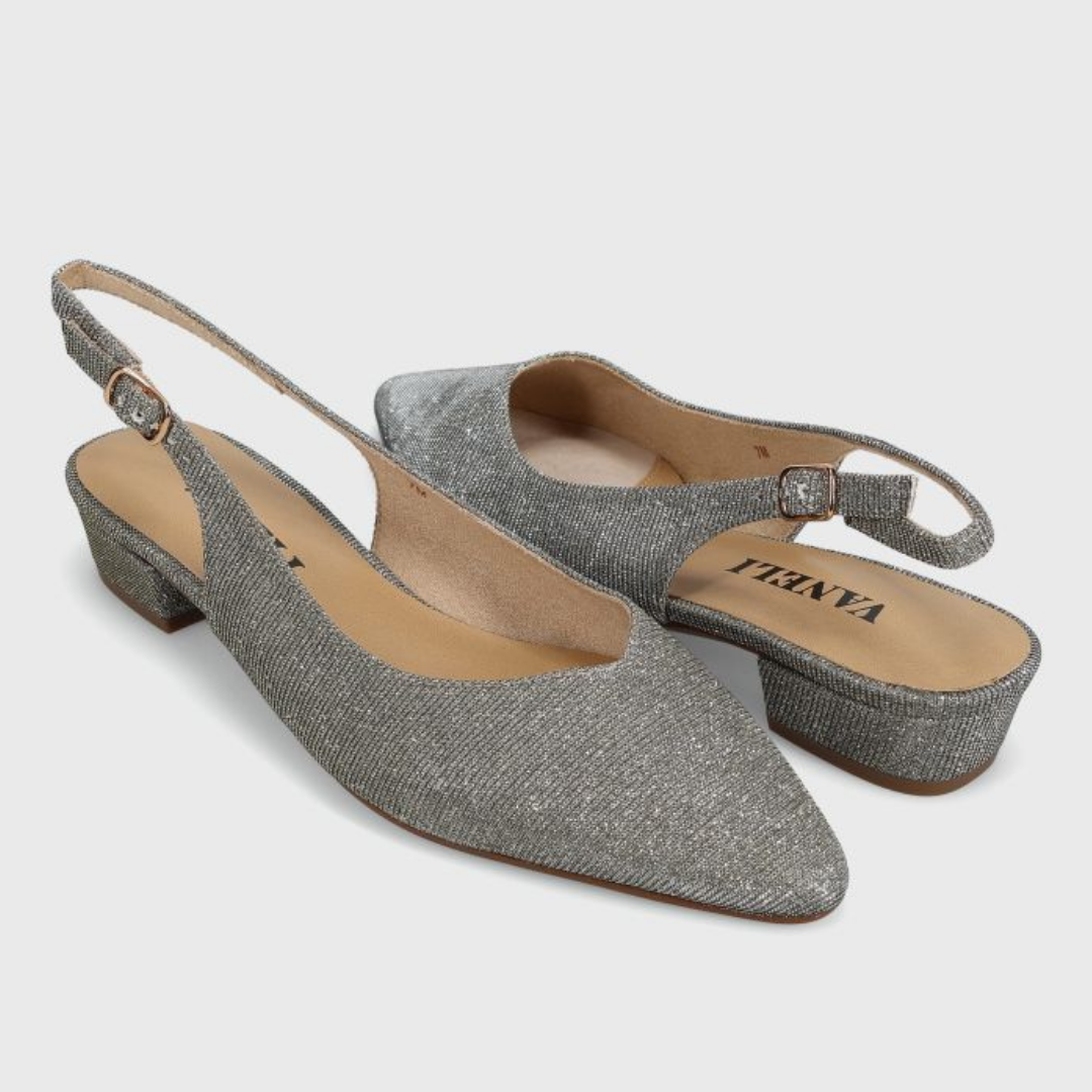 Nadal Slingback - Platinum