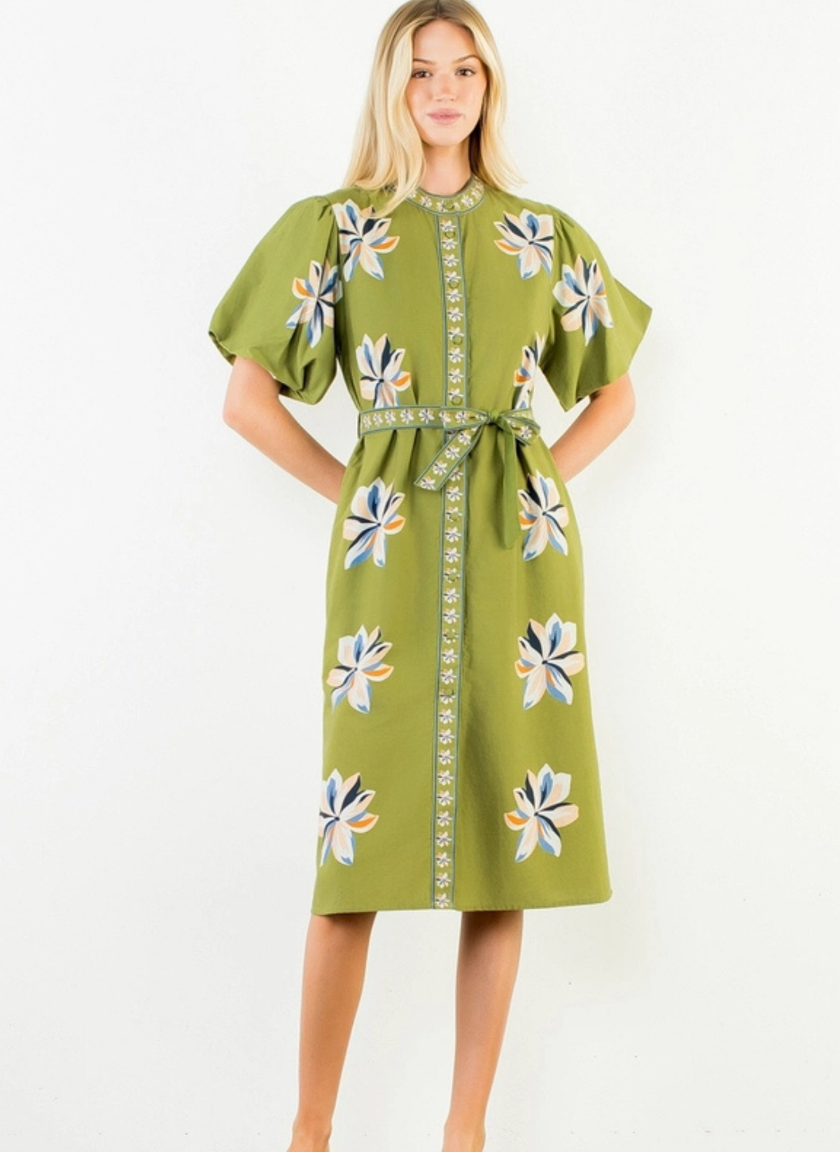 Fall Magnolia Midi Dress