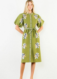 Fall Magnolia Midi Dress