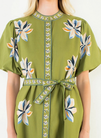 Fall Magnolia Midi Dress