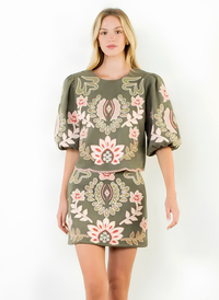 Choosing Texas Suede Skirt Set