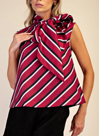 Dawn Bow Tie Sleeveless Top