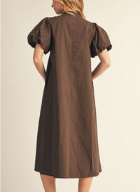 Dandelion Damask Midi Dress