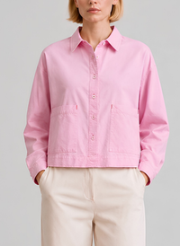Stitch Detail Button Up Top
