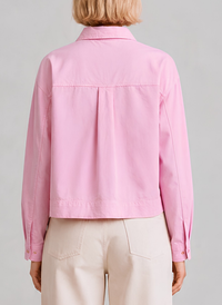 Stitch Detail Button Up Top