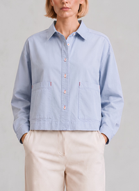 Stitch Detail Button Up Top