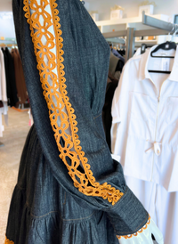 Elora Denim Dress - Blue