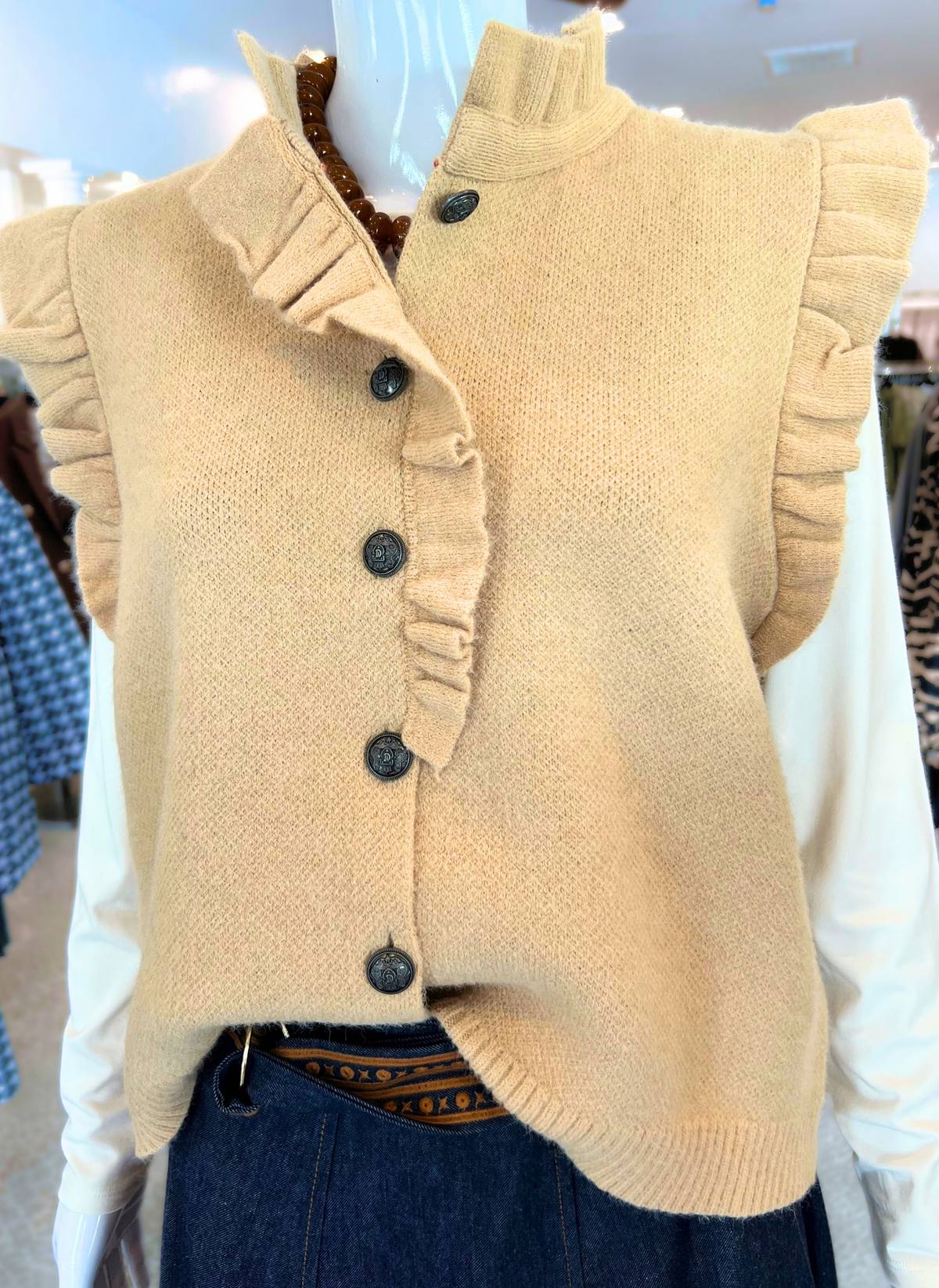 Meg Cardigan - Taupe