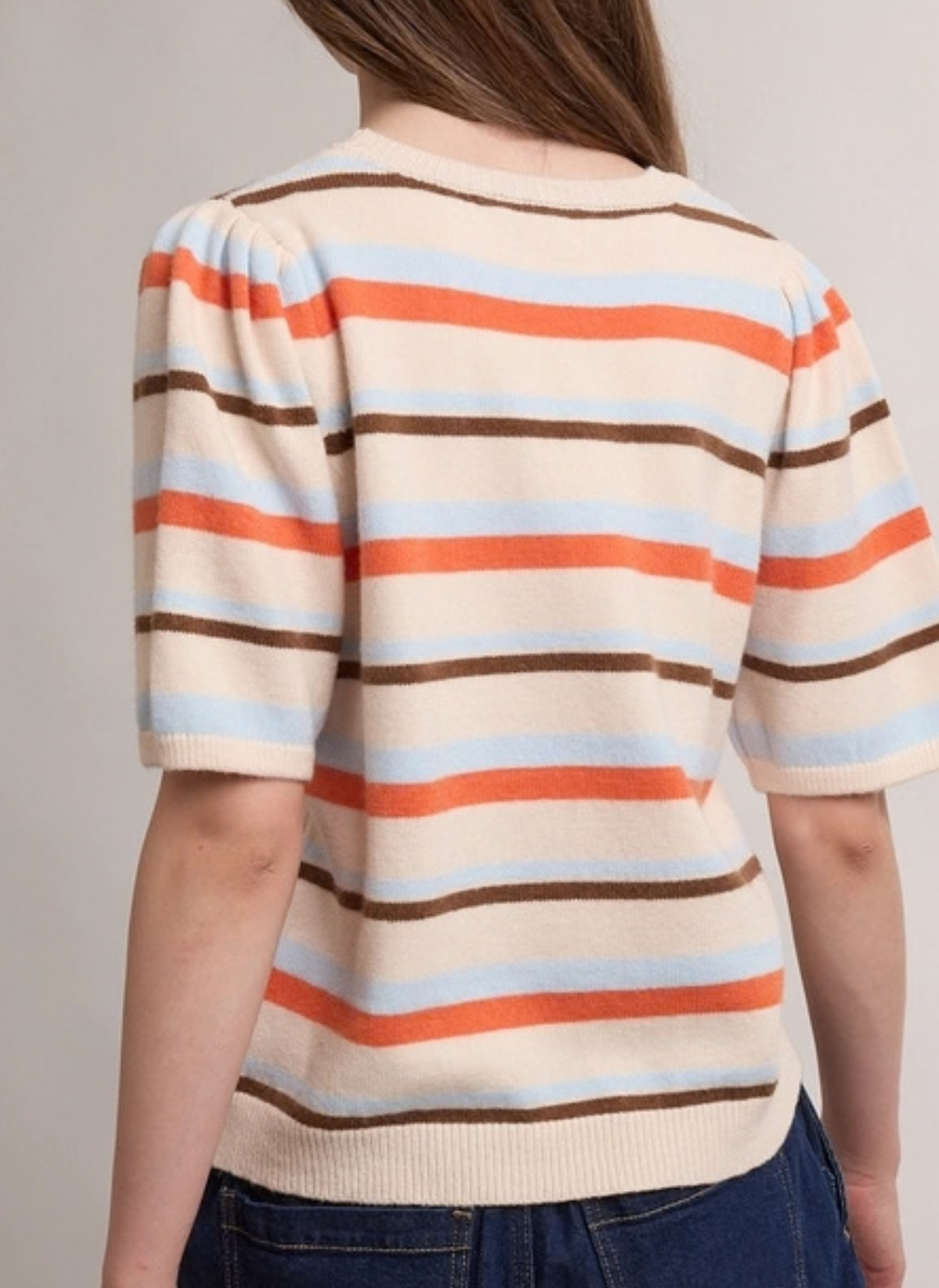 Martha Stripe Knit Top