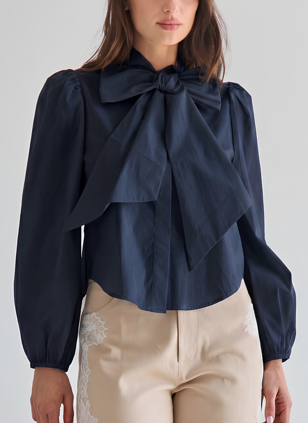 Kourtney Bow Detail Top