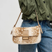 Beverly Faux Fur Crossbody Handbag