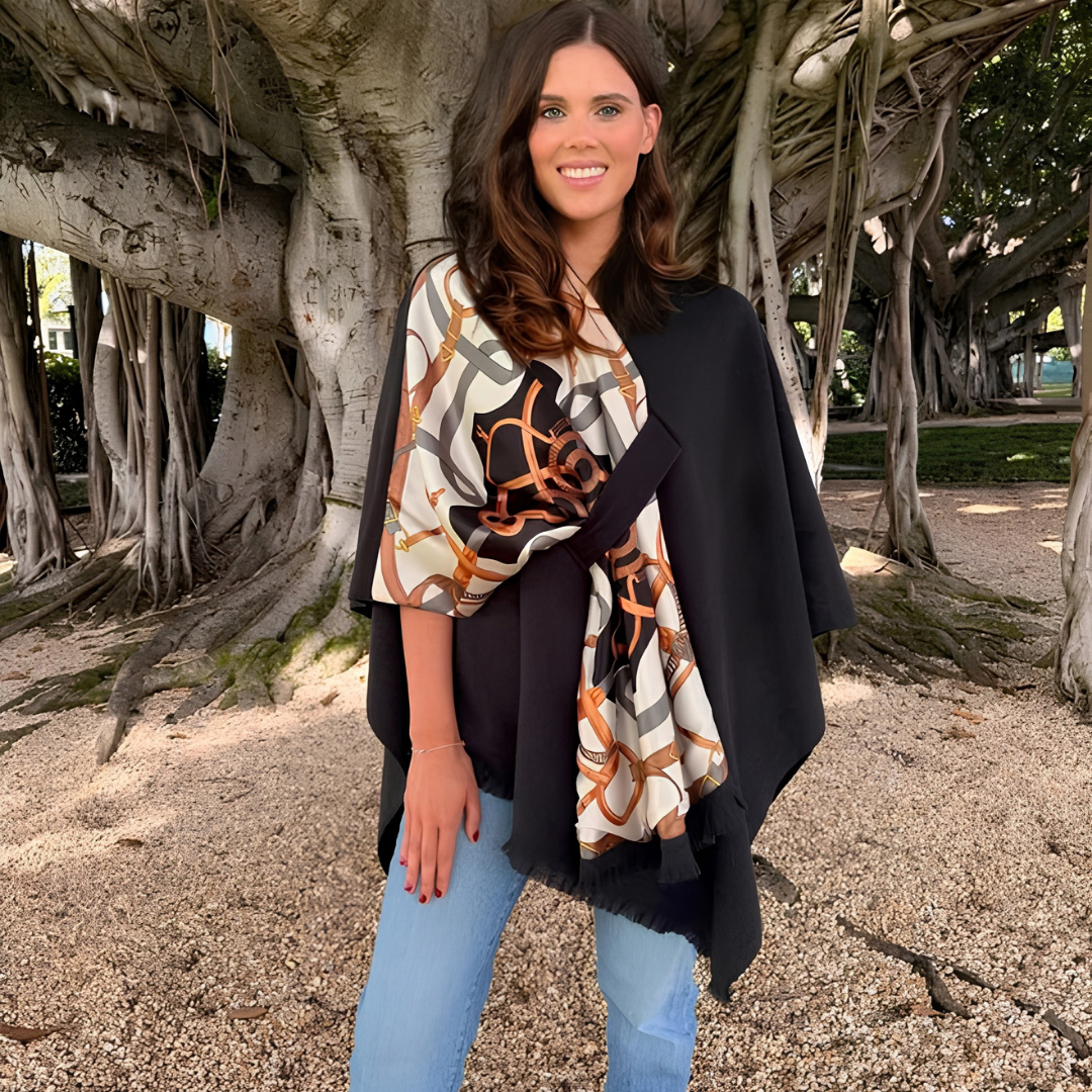 Silk Scarf Pull Through Wrap