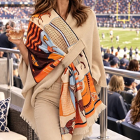 Silk Scarf Pull Through Wrap