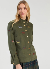 Fine Corduroy Dog Top
