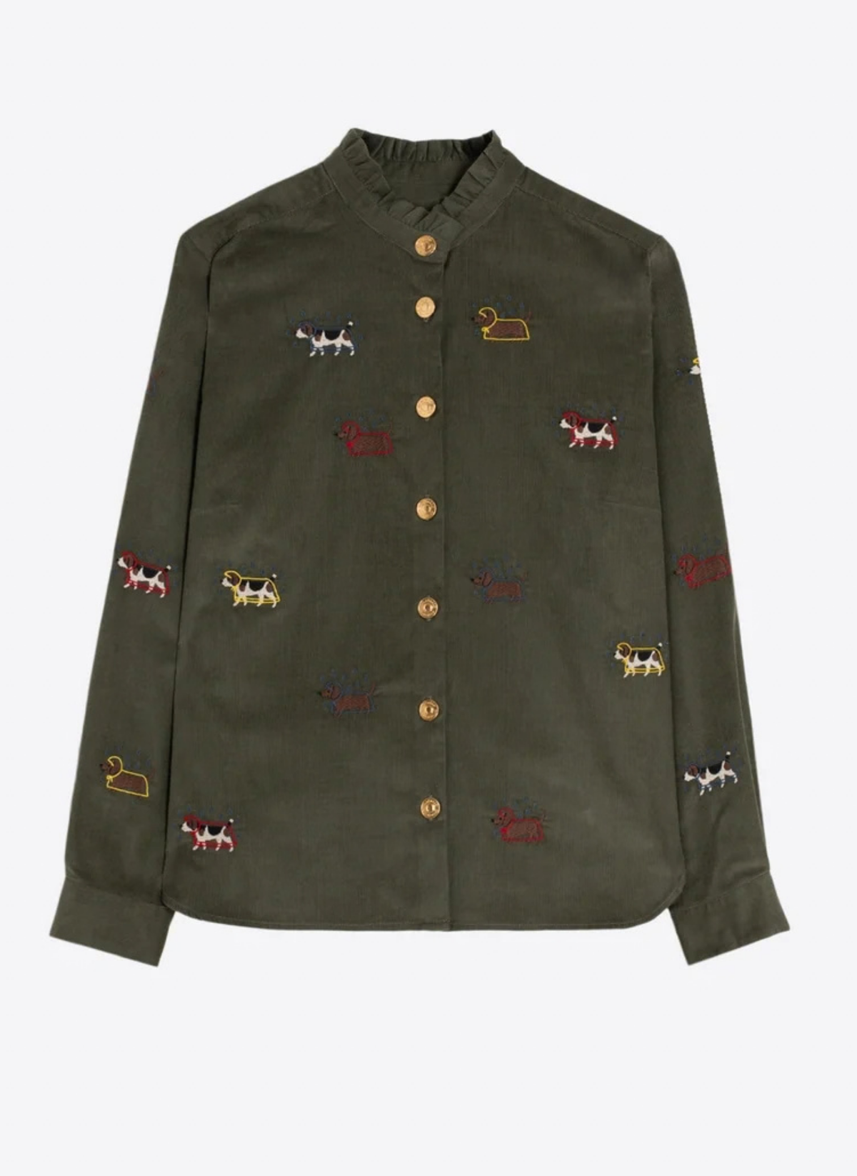 Fine Corduroy Dog Top