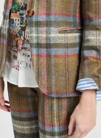 Checked Plaid Sport Coat