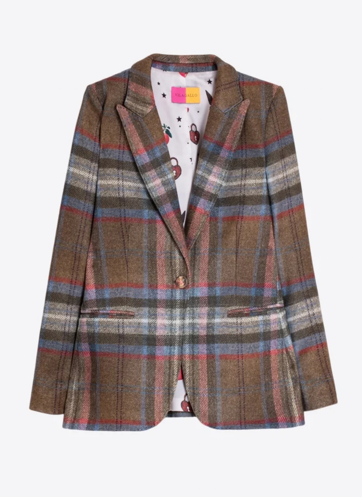 Checked Plaid Sport Coat