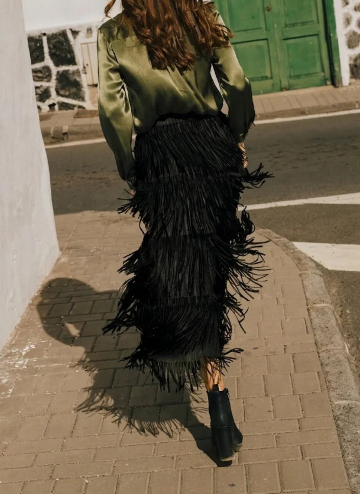 Gracie Fringe Skirt