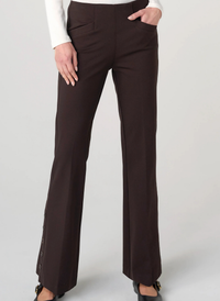 Button Detail Stella Pull-On Flare Pant
