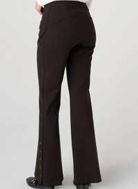 Button Detail Stella Pull-On Flare Pant