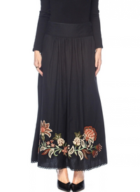 Madonna Stitch Skirt - Obsidian Multi