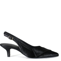 Settle Down Kitten Heel - Black