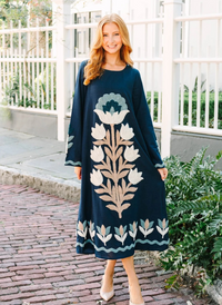 Jane Dress - Topaz Harvest