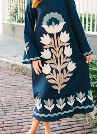 Jane Dress - Topaz Harvest