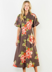 Veronica Floral Midi Dress