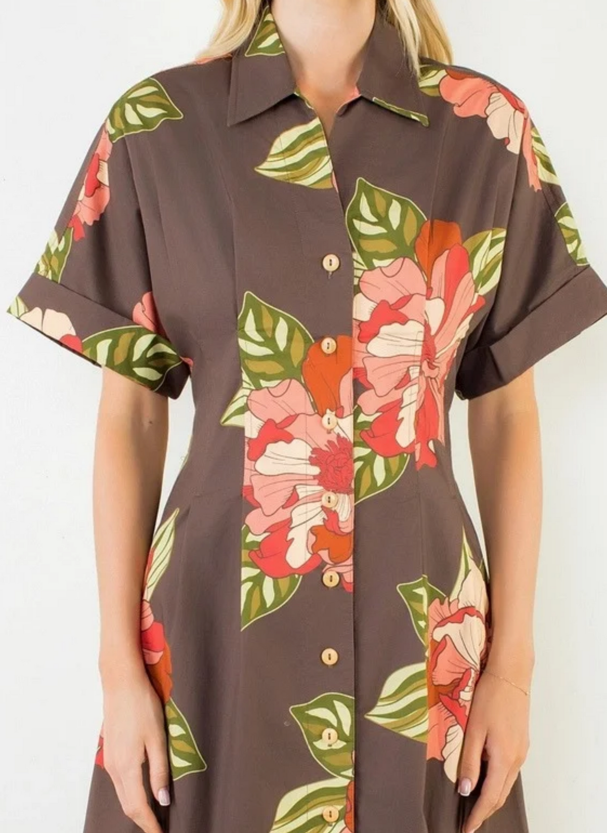 Veronica Floral Midi Dress